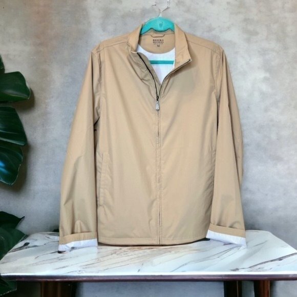 Brooks Brothers Other - Brooks Brothers Men's Polyester Full Zip Lightweight Rain Jacket Size Medium